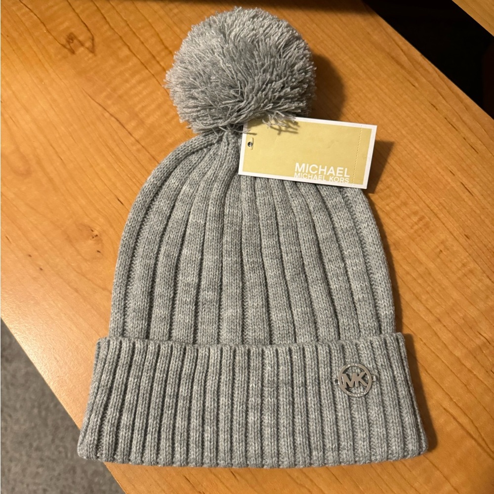 Michael Kors Ribbed Knit Beanie